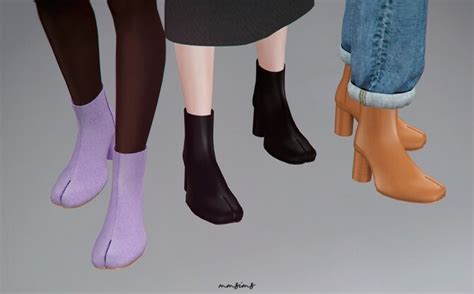 Tabi Ankle Boots At Mmsims Sims 4 Updates