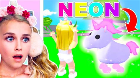 Neon Unicorn How To Get A Free Neon Legendary Unicorn In Adopt Me