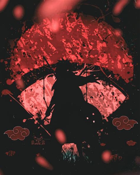 Madara Uchiha Silhouette Wallpaper Editing By Me Drstoneart On
