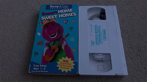 Opening And Closing To Barneys Home Sweet Homes 1993 Vhs Youtube