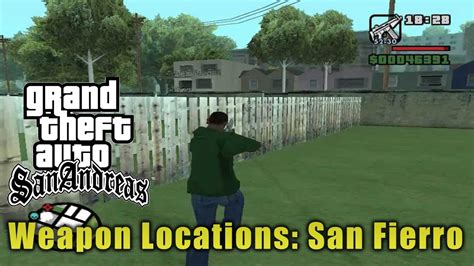 Gta San Andreas San Fierro Weapon Locations Youtube