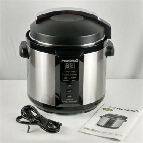 Cuisinart 6 Qt Electric Pressure Cooker Countertop Cooking