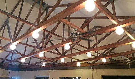 Cathedral Ceiling Exposed Trusses Shelly Lighting