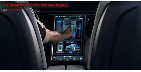 Tesla Model S Touch Screen Display