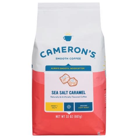 Camerons Sea Salt Caramel Ground Coffee 32 Oz Marianos