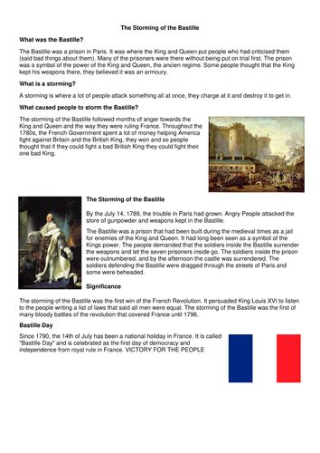 Ks3 The French Revolution Teaching Resources