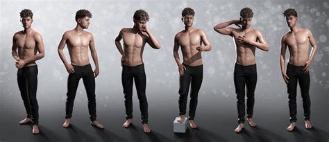 Simply Standing Poses For Genesis 8 Male 3d Models And 3d Software By