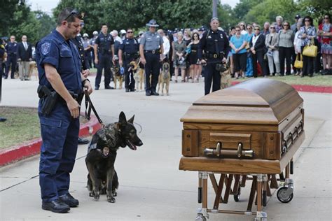 Police Dog Buried With Full Honors After Dying In Line Of Duty