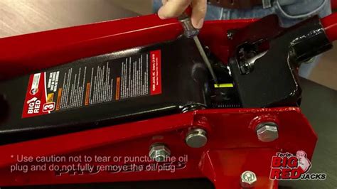 How To Add Oil Craftsman 3 Ton Floor Jack With Pump