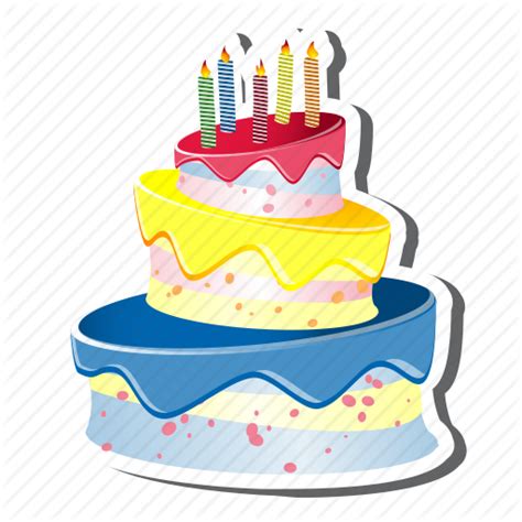 Birthday Cake Layer Cake Birthday Cake Icons No Attribution Png