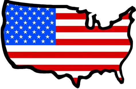 Us Map Clip Art Free Clipart Best