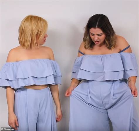 Women Who Wear A Size Eight And A Size Sixteen Try On The Same Outfits