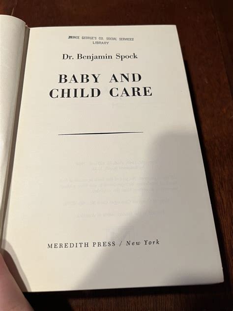 Dr Benjamin Spock Baby And Child Care Hardcover Book 1968 Good