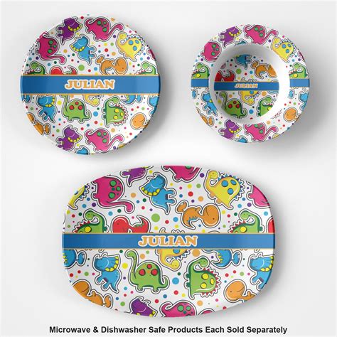 2 recognizing microwave safe materials. Dinosaur Print Microwave Safe Plastic Plate - Composite ...