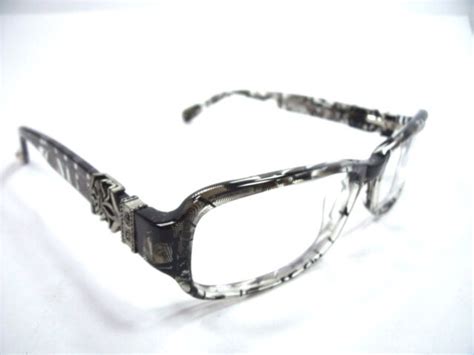 Silver Dagger Eyeglasses Taboo Black C3 Clear Size 52mm Optical Frame New Ebay