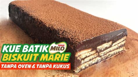 Untuk cake tiramisu kukus ini kita akan menggunakan metode sponge cake biasa ya. KUE BATIK MILO BISKUIT MARIE (Tanpa Oven & Tanpa Kukus ...