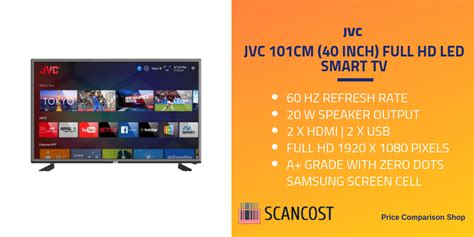Jvc 101cm 40 Inch Full Hd Led Smart Tv Specs And Features Scancost