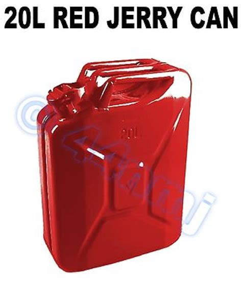20 Litre Red Jerry Can For Fuel Petrol Diesel Etc Ebay