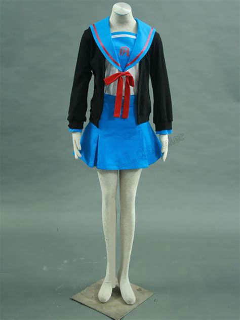The Melancholy Of Suzumiya Haruhi School Uniform Costume Cosplay