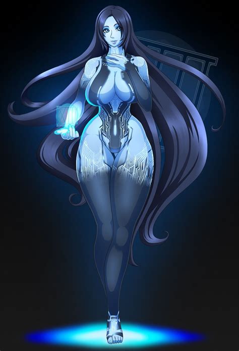 Cortana From Halo By Xiii Waifuholic Long Hair Version Female Characters Naruto Girls