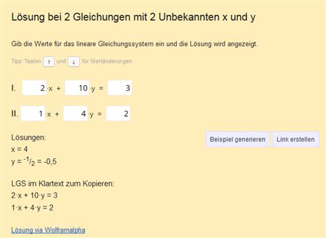 Das system der linearen gleichungen kann auf verschiedene weise gelöst werden, beispielsweise mit der cramersche regel und der gauß. Tipp: Lineare Gleichungssysteme ab sofort schneller lösen ...