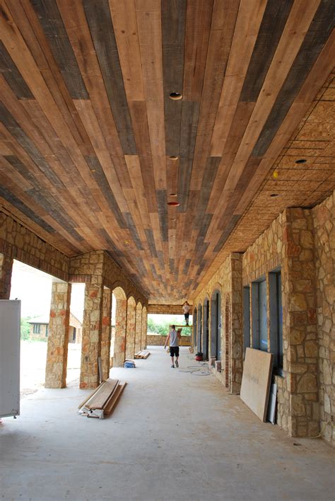 30 Rustic Wood Ceiling Panels