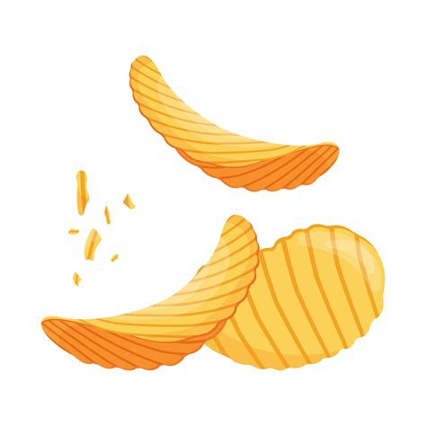 Potato Chips Vector Art Icons And Graphics For Free Download