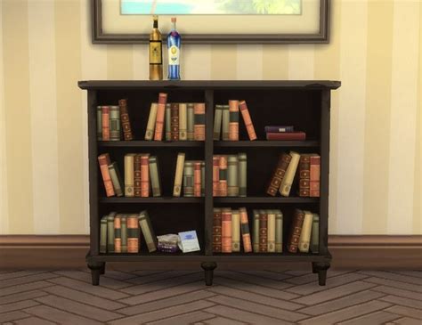 Another Caress Bookcase Sims 4 Cc Furniture Bookcase Sims