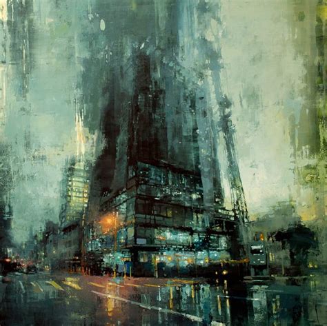 Brooding Cityscapes Painted With Oils By Jeremy Mann Art And