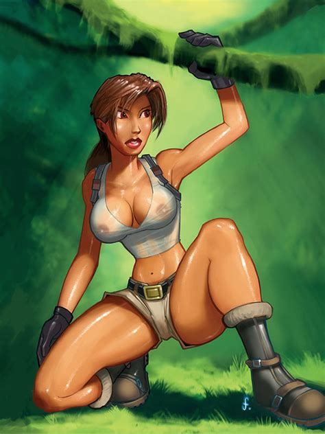 Rule 34 1girls Clothing Female Female Only Fenrir Artist Human Lara Croft Lara Croft