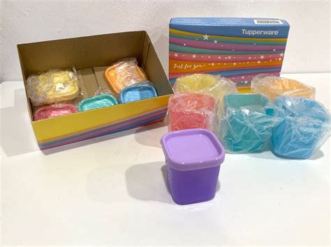 Tupperware Rainbow Snowflake Mini Cubes Gift Set Pcs Furniture Home Living Kitchenware