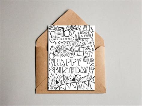 20 Birthday Card Drawings Graphic Design As Display Image Candacefaber