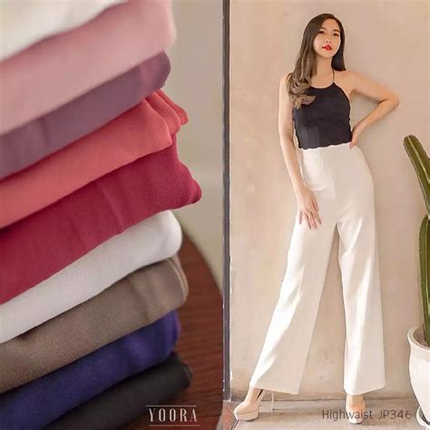 Jual Myyoora Highwaisted Hw Culottes Pants Celana Kulot Wanita Jp