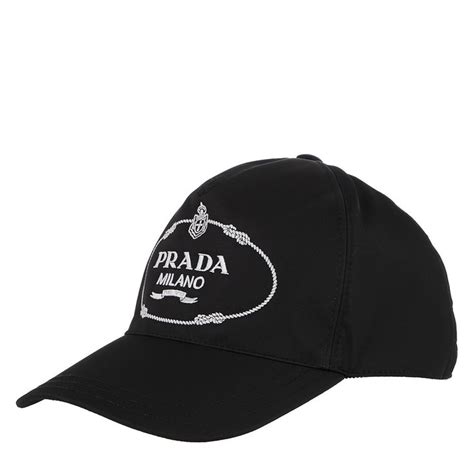Prada Logo Baseball Cap Black In Schwarz Fashionette In 2020 Prada
