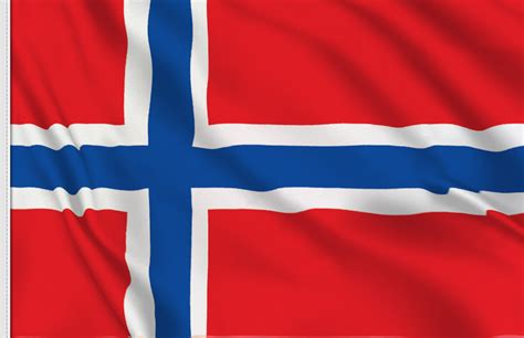 A flag is usually, but not always, oblong and is attached by one edge to a staff or halyard. Norway Flag