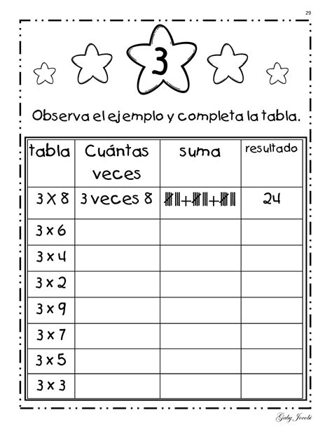 Super Cuaderno Tablas De Multiplicarpágina029