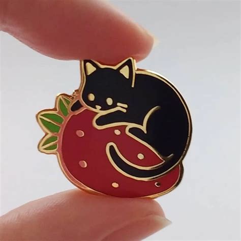 Super Cute Cat Pins Cute Pins Enamel Pins Jacket Pins