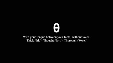 θ IPA phonemes Symbols Unvoiced Consonant Sound International Phonetic Alphabet YouTube