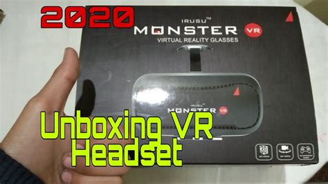 Unboxing Irusu Monster Virtual Reality Headset Unboxing Vr Headset Sparsh Saxena Youtube