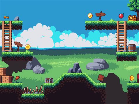 Pixel Art Characters For Platformer Games Images And Photos Finder