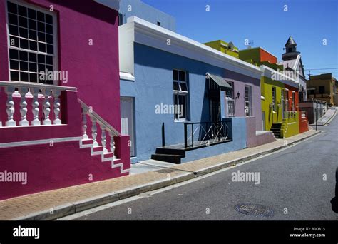 Houses Colourful Housing Of Bo Kaap Old Malay Slave Quarters Cape