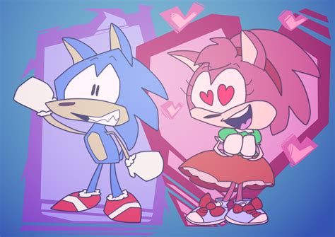 Classic Sonic And Rosy Rkrita