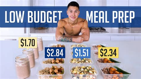 How To Build Muscle For 8day Healthy Meal Prep On A Budget