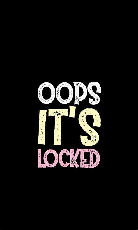 I Am Locked Lock Screen