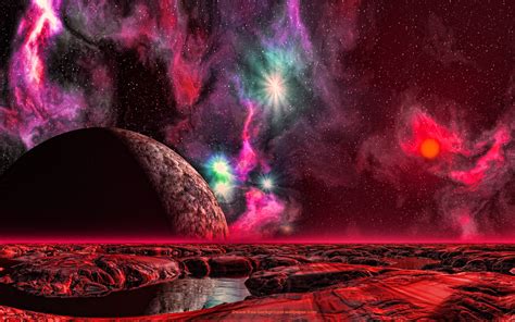 Alien Planet Landscape Wallpaper Hd 08697 Baltana