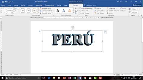 Como Hacer Letras 3d En Word 2016 Youtube