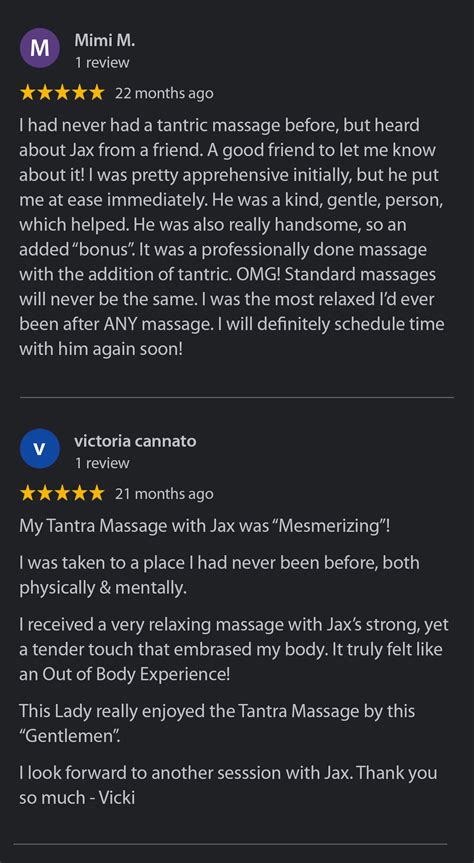 Jax Solomon Reviews Tantra Massage Las Vegas