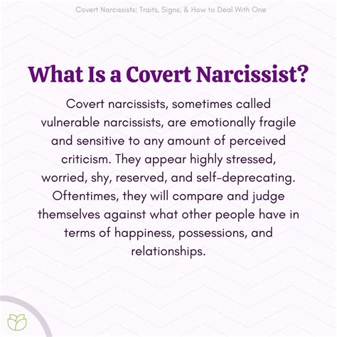 Covert Narcissists Traits Signs How To Deal With One