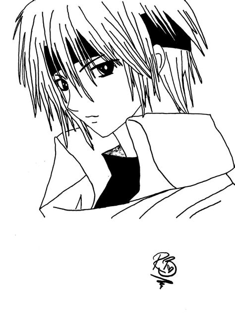 Coloring Pages Anime Boy 120 Svg File For Diy Machine