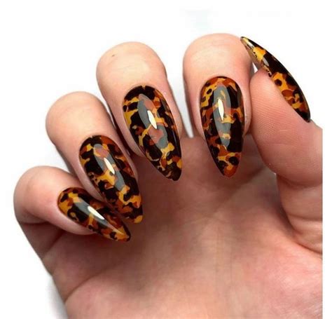 30 Stunning Print Nails For Fall 2021 The Glossychic Camo Nails